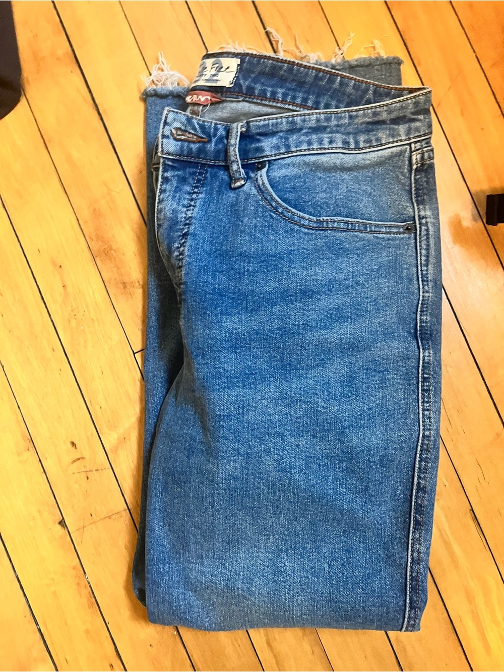 Free People Curvy Straight Leg Jeans